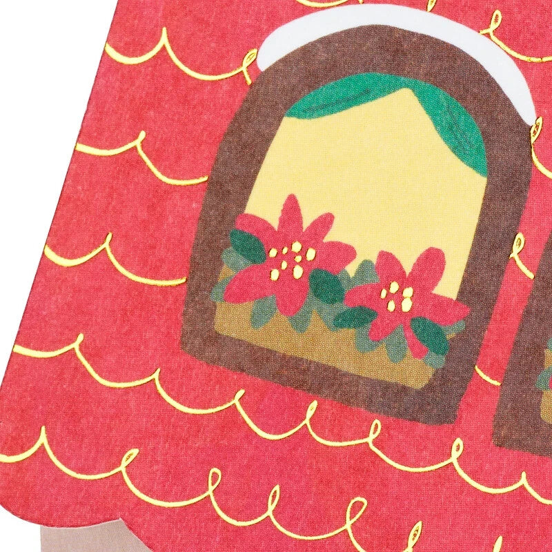 Sanrio Christmas Card Greeting card Christmas Hello Kitty house From Japan