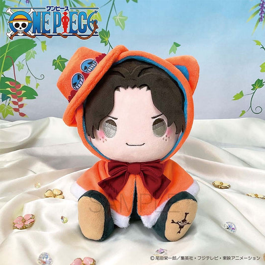 One Piece Kemopon Plush toy Portgas D. Ace Japan Limited New