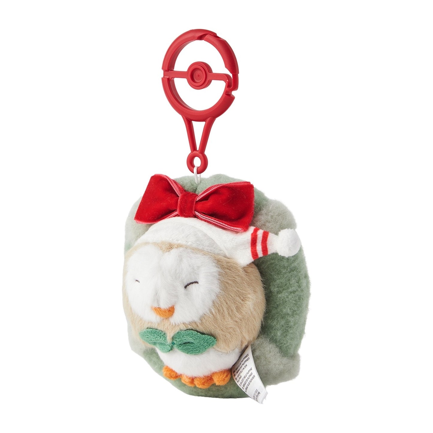 Pokemon Plush Key Chain Rowlet Pokémon Holiday Blessings Japan NEW