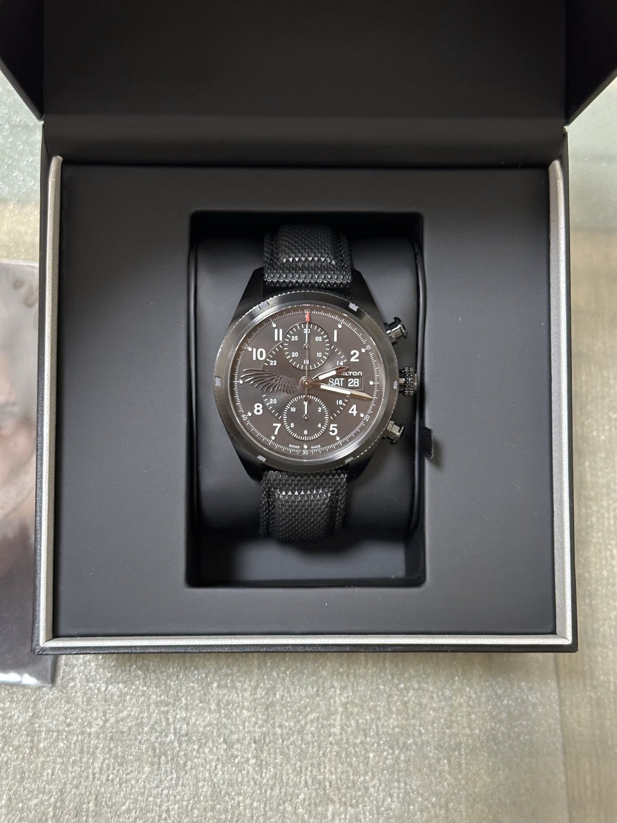 HAMILTON Khaki field Auto Chrono Biohazard Resident Evil Requiem Edition
