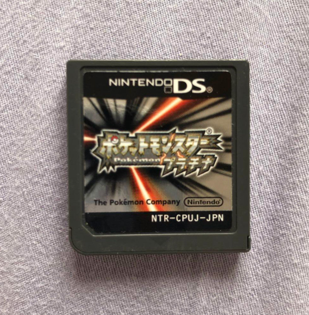 Pokemon Platinum Nintendo DS Original Japanese Version Testef