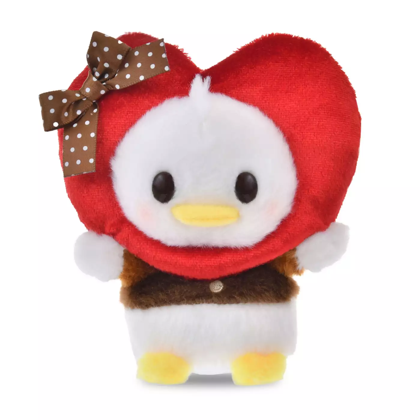 Japan Disney Mickey Minnie Donald Daisy Plush Toy Urupocha-chan Valentine's Day