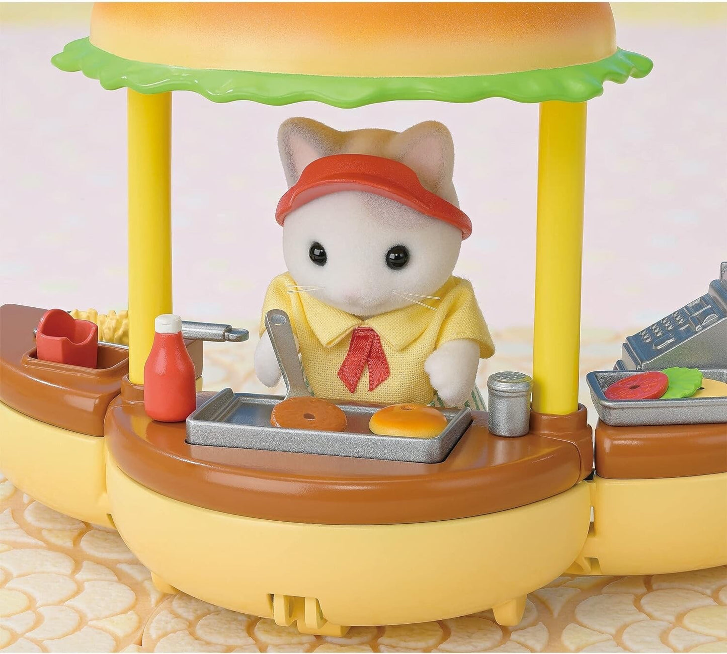 Sylvanian Families Hamburger Wagon Epoch Calico Critters MI-91 Doll House New JP