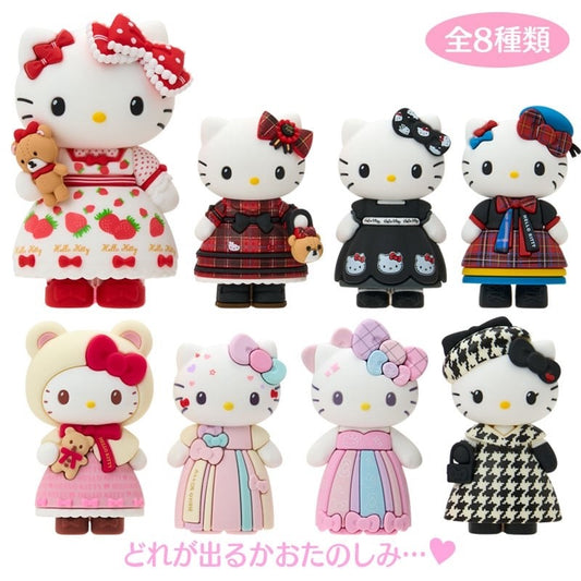 Sanrio Hello Kitty Secret Birthday Doll Mascot Full Set 8 Complete Box