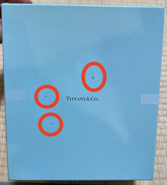 Tiffany & Co Floret Wine Glass Pair Set With Box Unused Authentic