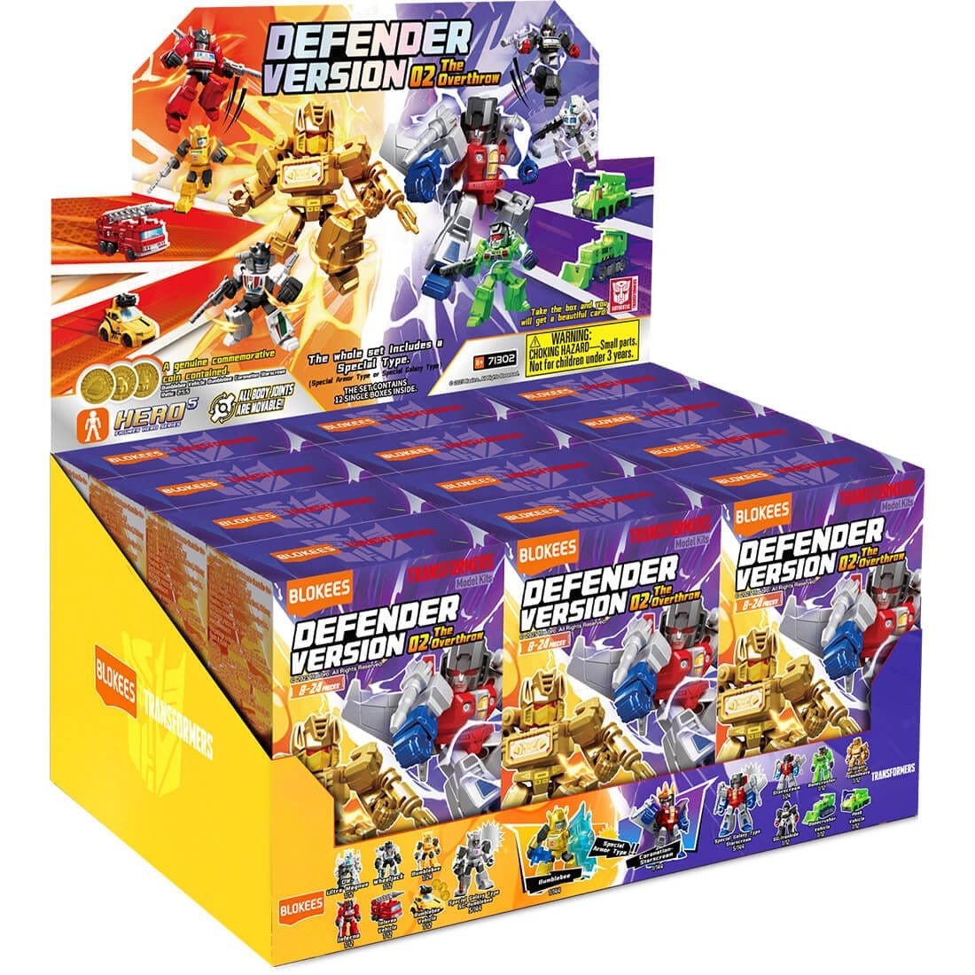 TAKARA TOMY Mall Transformers Blockees Defender Vol.2 DP-BOX Figure Set NEW