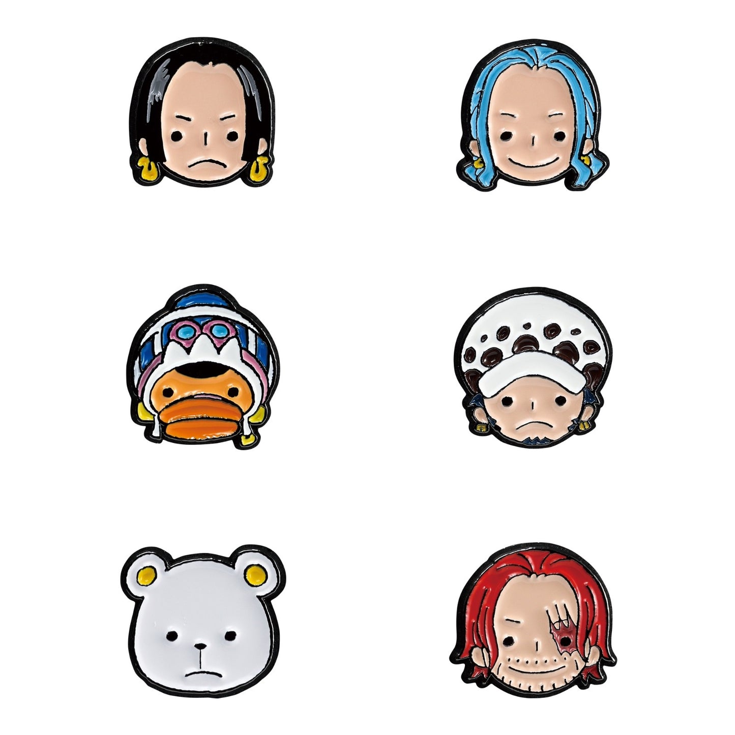 One Piece Base Shop Exclusive Metal Face Pins Japan Exclusive New