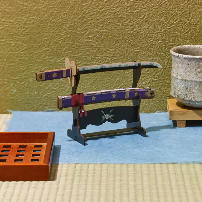 ONE PIECE Roronoa Zoro Swords Set ki-gu-mi Wooden 3D Puzzle from Japan