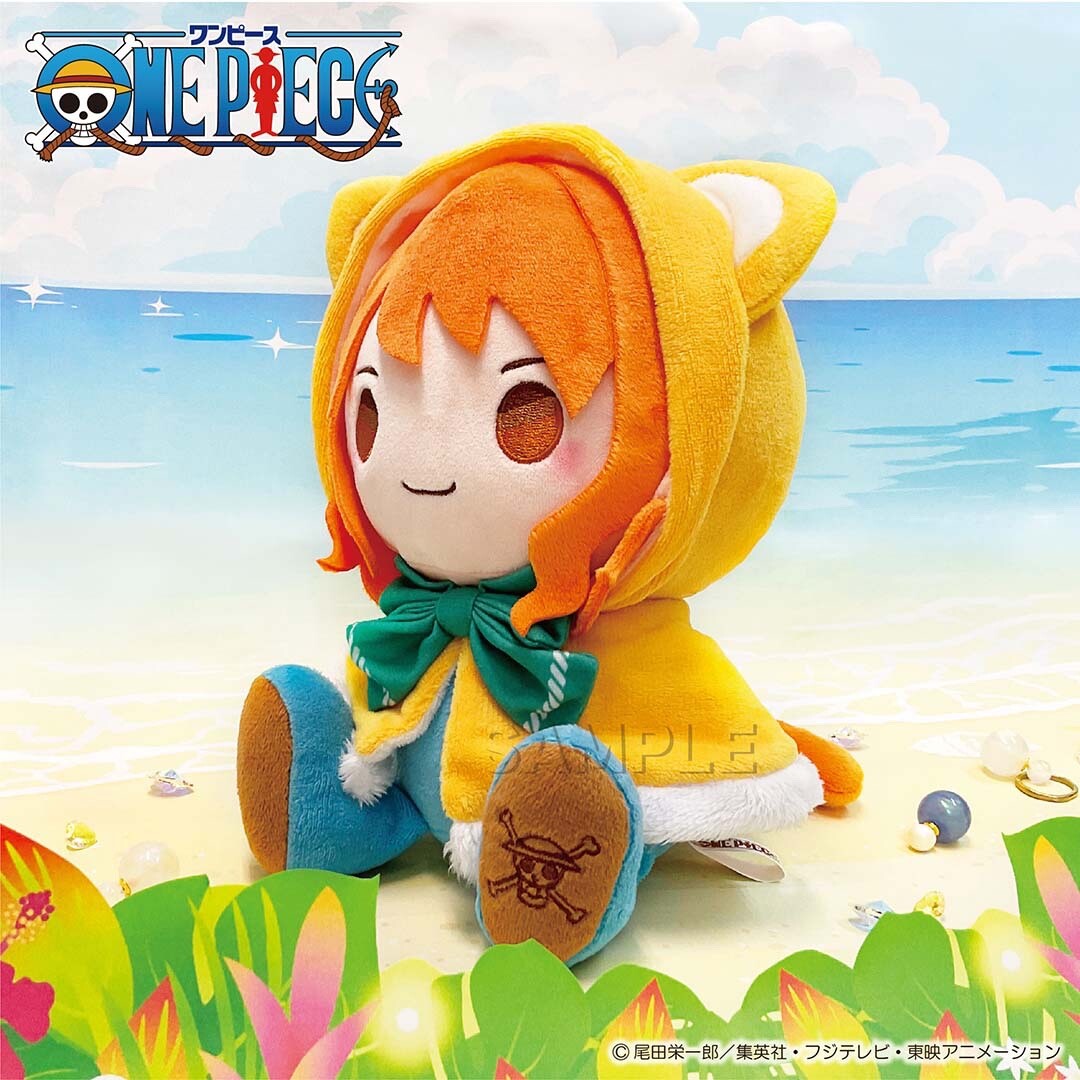 ONE PIECE KemoPon Plush Nami Stuffed Toy Japan Official Anime Figure