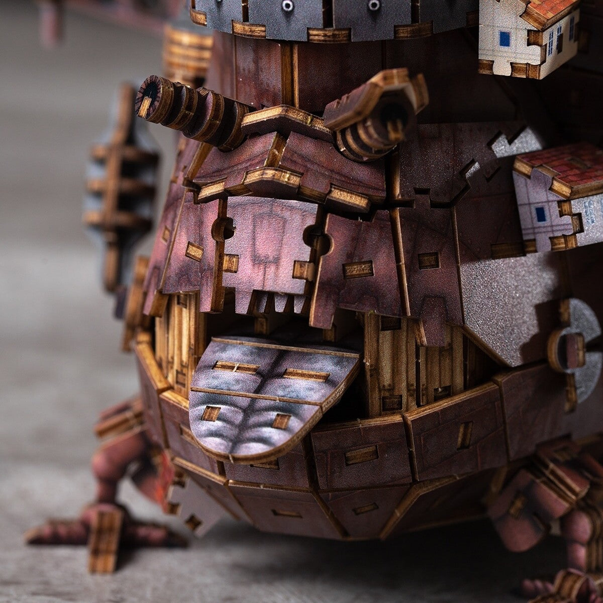 ki-gu-mi Studio Ghibli Howl's Moving Castle Color Version Wooden 3D Puzzle NEW