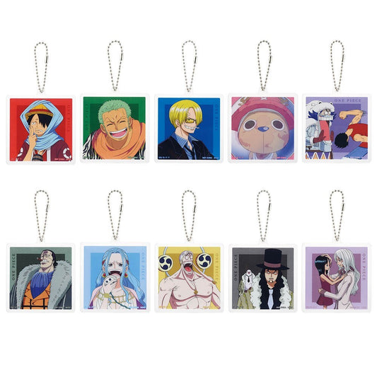 One Piece Ichibankuji J Prize Acrylic Charm Set 10 Types Japan