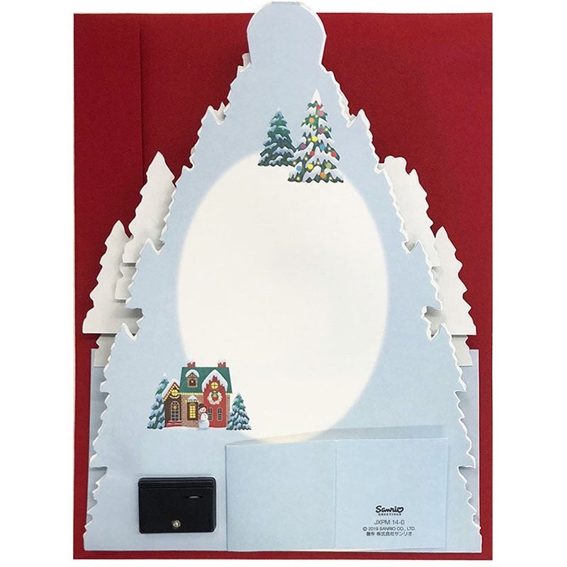 2026 Christmas Greeting Card with Light & Music japan