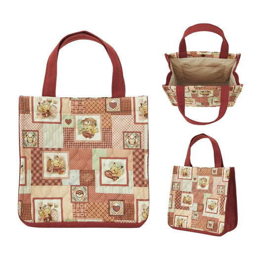 Pokemon Center Valentine Patchwork Style Mini Tote Bag Japan