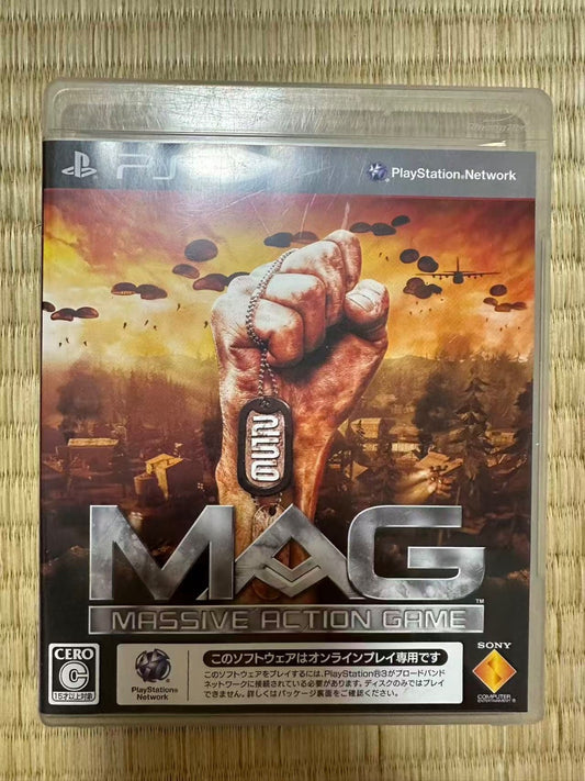 MAG PS3 Sony PlayStation 3 Game Complete CIB Tested Works Shooter Exclusive
