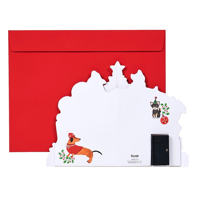 2026 Christmas Greeting Card with Light & Music japan