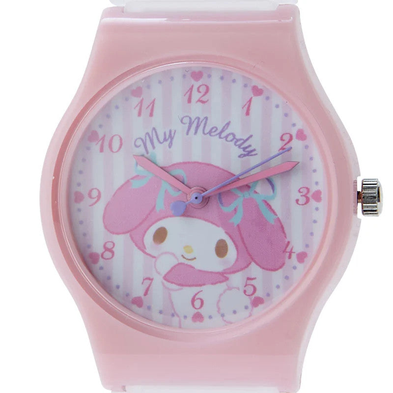 Sanrio My Melody Rubber Watch Cute Character Wristwatch Japan