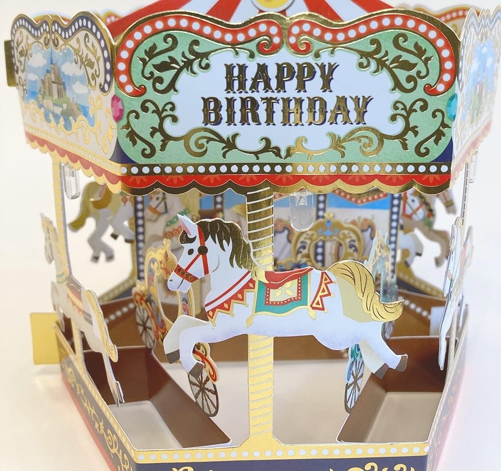 Sanrio Birthday Card Melody Card - Merry-Go-Round Standard