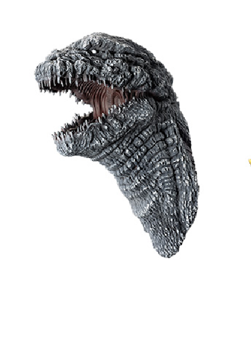 Ichiban Kuji Godzilla Giant Monsters Legend G G Prize Monster Head Magnet JAPAN