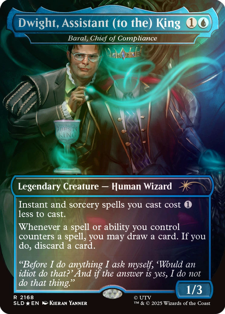 MTG Secret Lair x The Office Dwight’s Destiny Foil Edition Superdrop