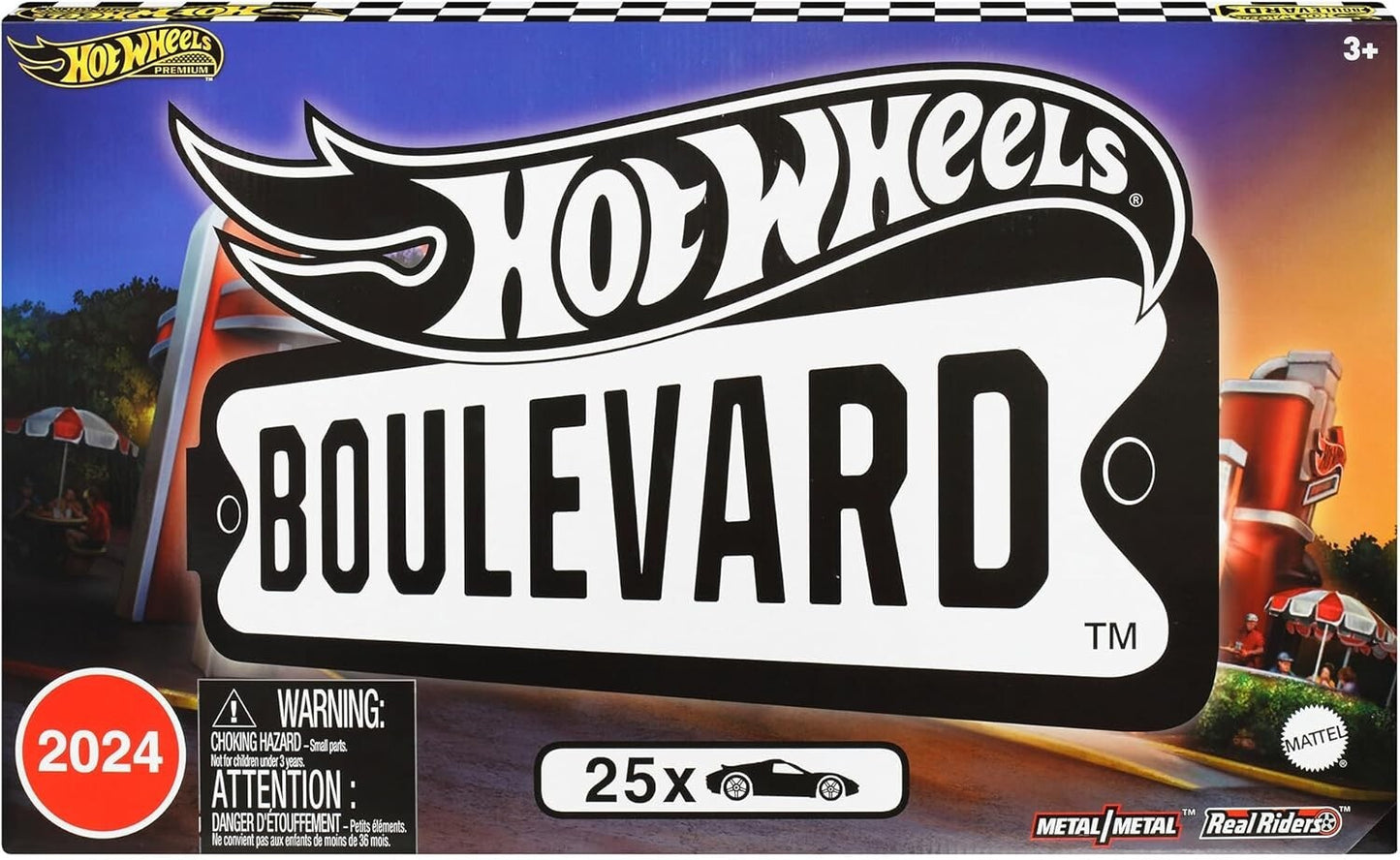 2024 Hot Wheels Boulevard 25 Car Factory Set