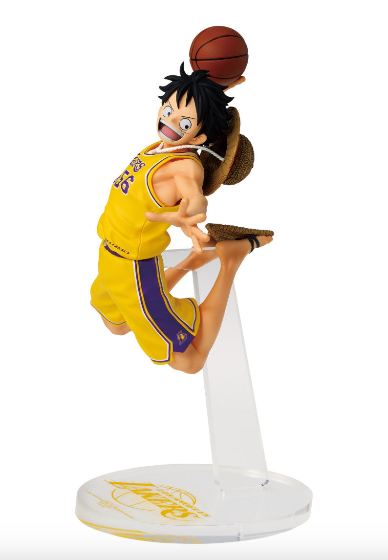 One Piece x NBA Master Stars Piece Luffy Figure Set of 6 Japan Exclusive New
