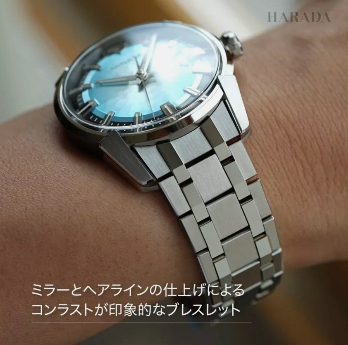 Minase Watch vm14-rwhgib-ssd 40mm Ice Blue Japan