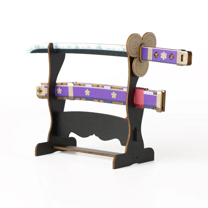 ONE PIECE Roronoa Zoro Swords Set ki-gu-mi Wooden 3D Puzzle from Japan