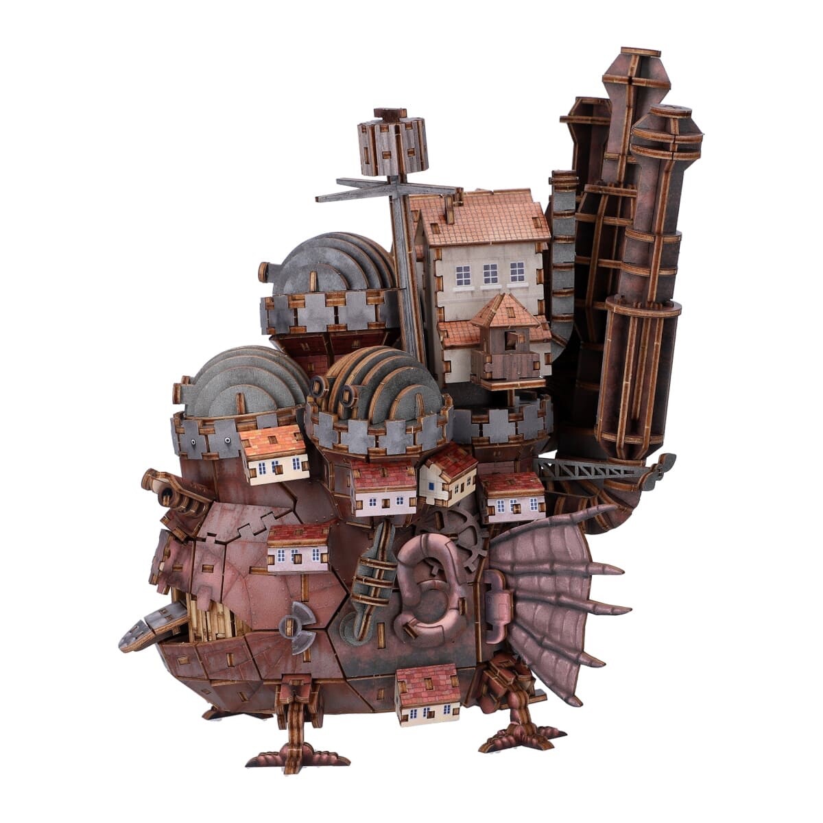 ki-gu-mi Studio Ghibli Howl's Moving Castle Color Version Wooden 3D Puzzle NEW