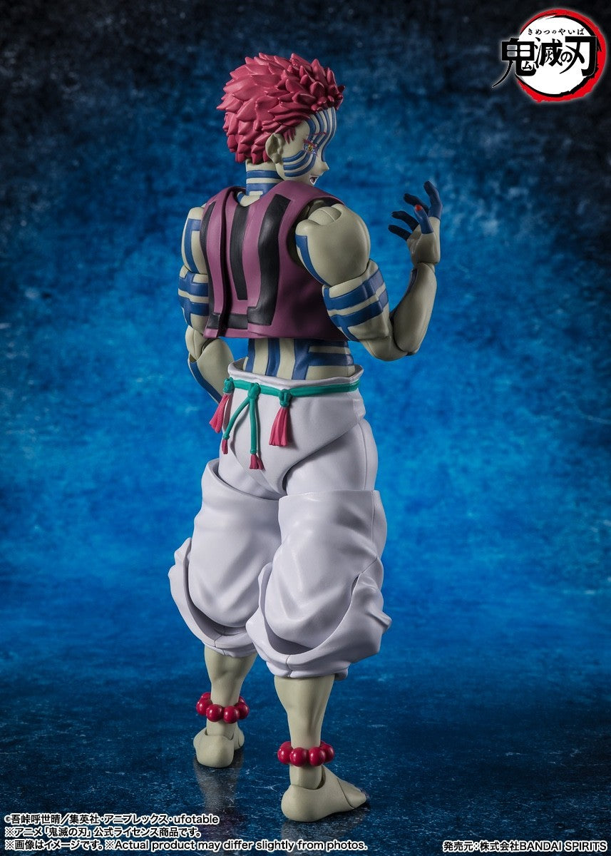 S.H.Figuarts Demon Slayer Akaza Kimetsu no Yaiba TAMASHII NATIONS Movable Figure