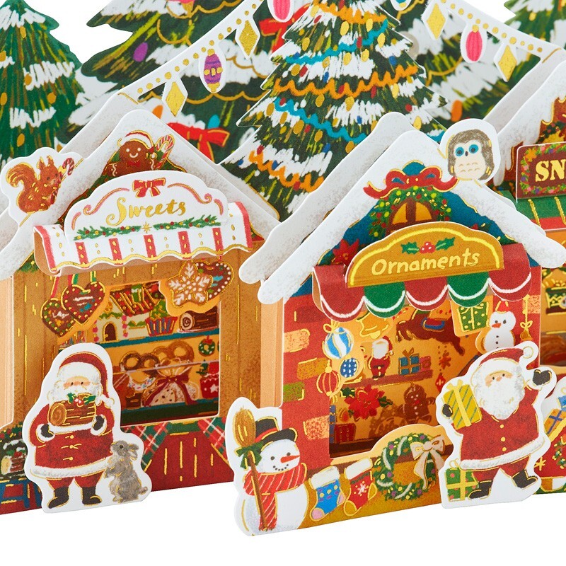 Greeting Card Christmas Light & Melody Christmas Market