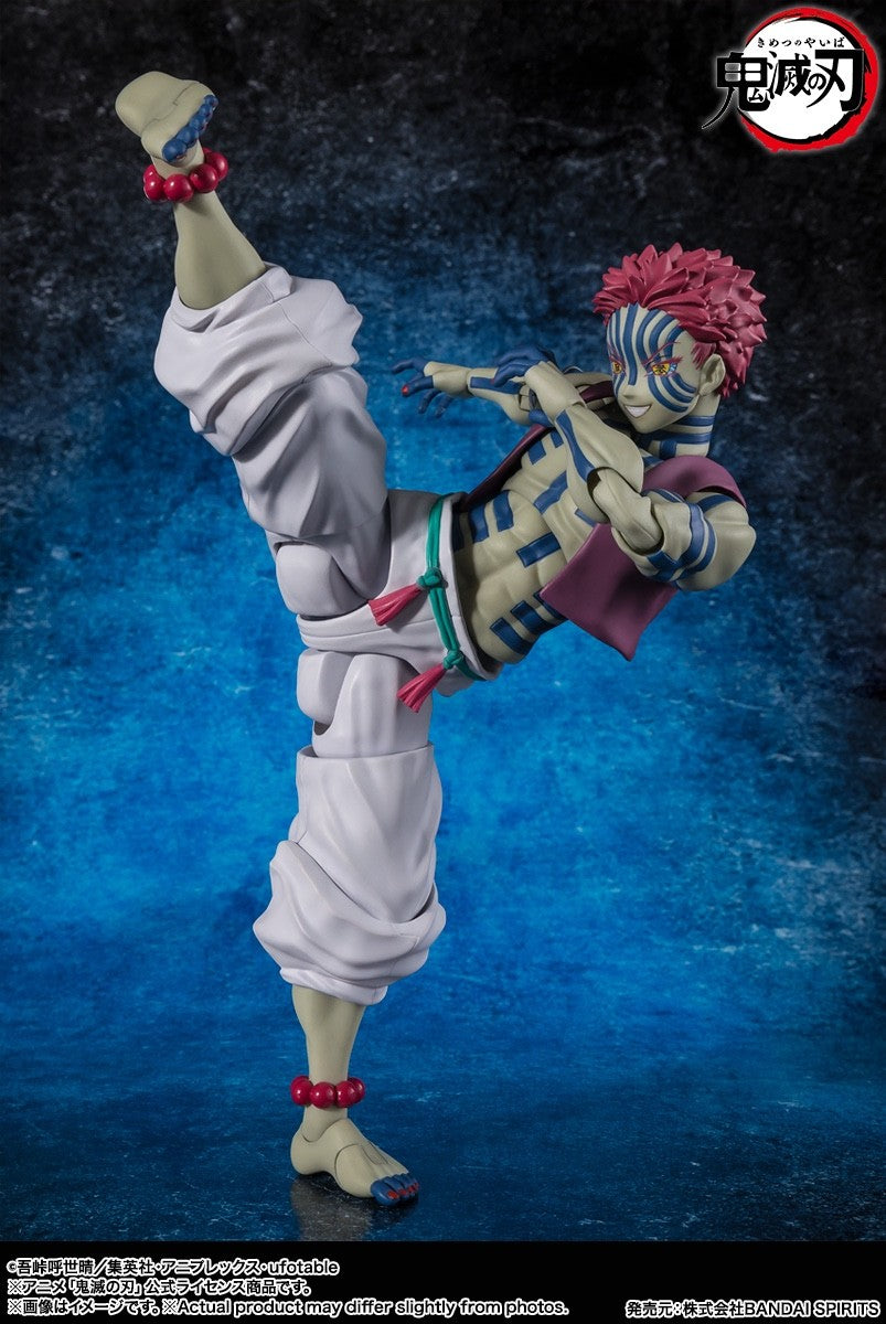 S.H.Figuarts Demon Slayer Akaza Kimetsu no Yaiba TAMASHII NATIONS Movable Figure