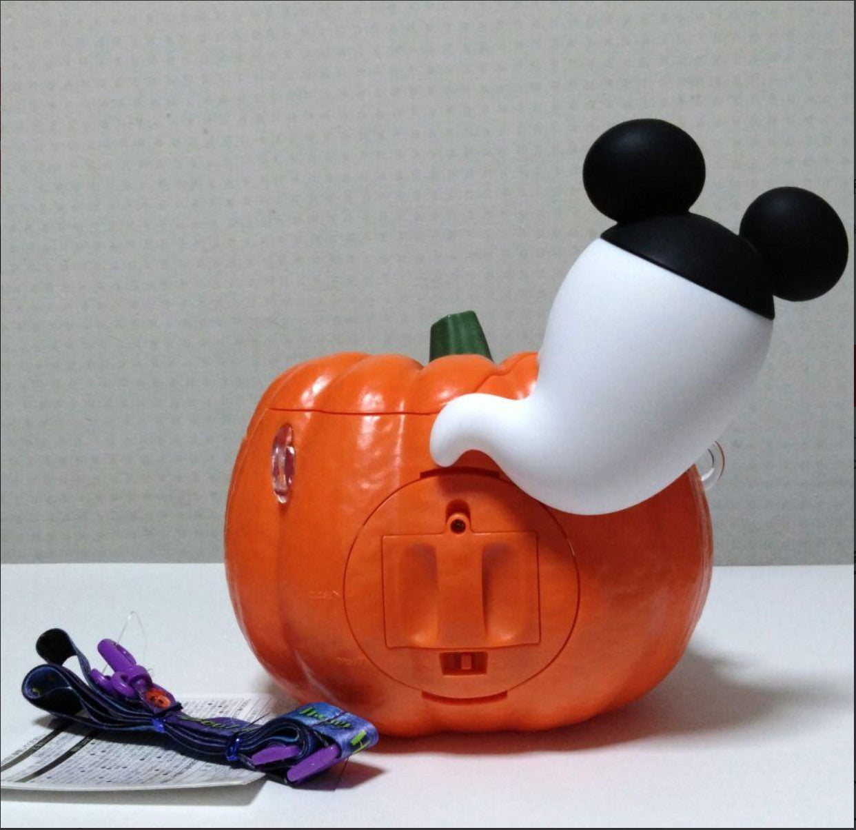 Tokyo Disney Resort Halloween Popcorn Bucket Glowing Pumpkin ghost mickey