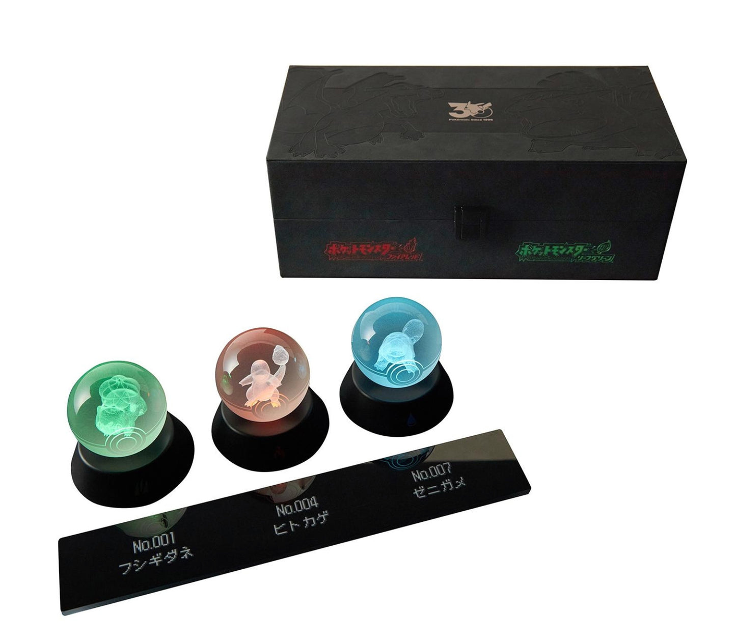 Pokemon 30th Anniversary Glass Poke Ball Display Case Japan No Game Included