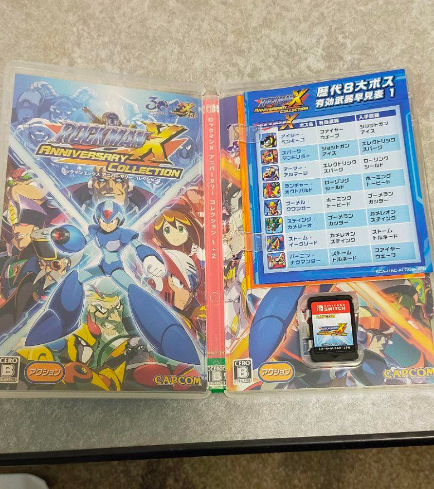 Rockman X Anniversary Collection Nintendo Switch Game Japan Import Multilingual