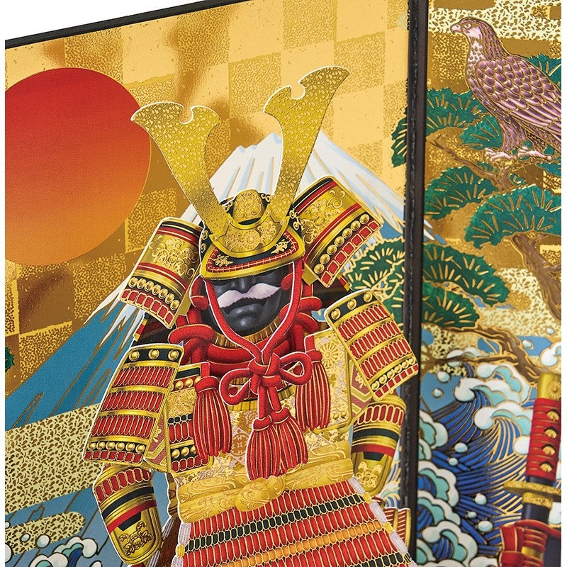 Japanese Greeting Card Washi Style Christmas Card Japan