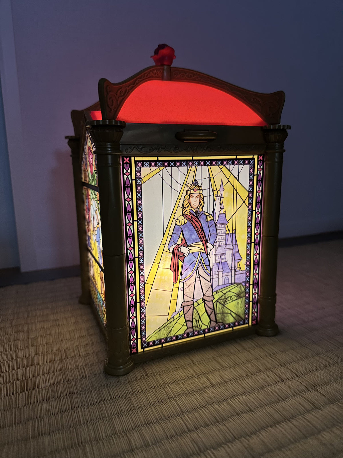 Beauty and the Beast Popcorn Bucket Tokyo Disney Resort Lamp Light with Strap