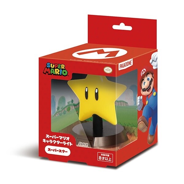 SUPER MARIO SUPER STAR ICON LIGHT NEW