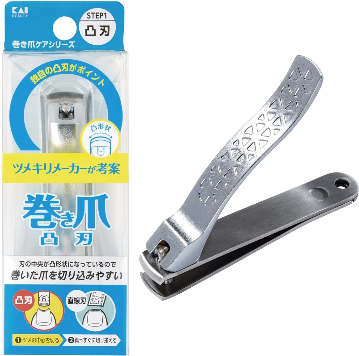 Ingrown nail convex blade nail clippers KQ2031 Japan free ship