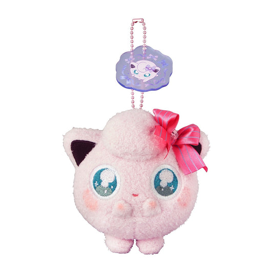 Pokemon Plush Key Chain Jigglypuff Don't Attack Me Japan NEW