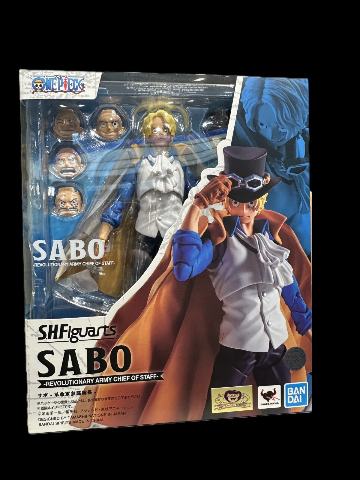 S.H.Figuarts One Piece 4 Figure Set Luffy Law Sabo Yamato Bandai