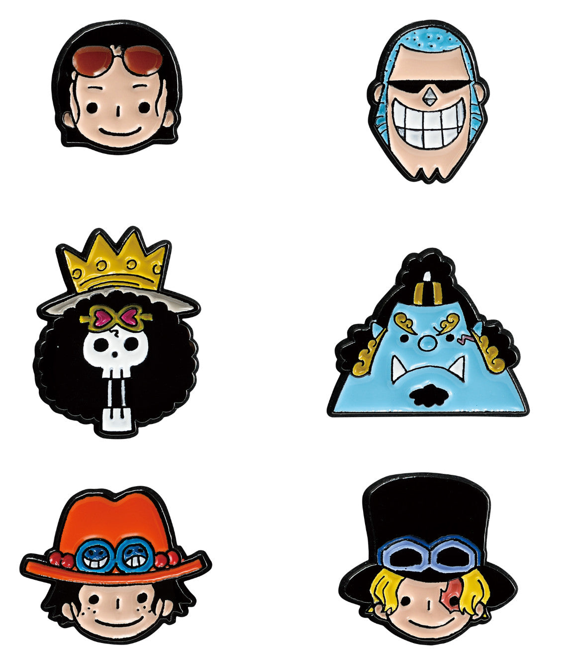 One Piece Face Enamel Pin Lot 30Pc Character Badge Set Luffy Zoro Sanji