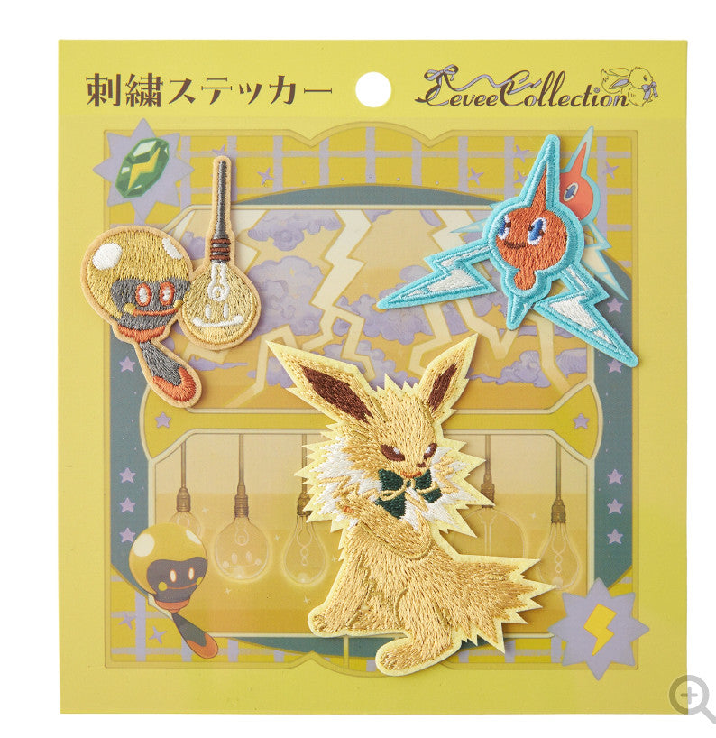 Pokemon Center Eevee Collection Embroidery Sticker Set of 9 Japan Exclusive New