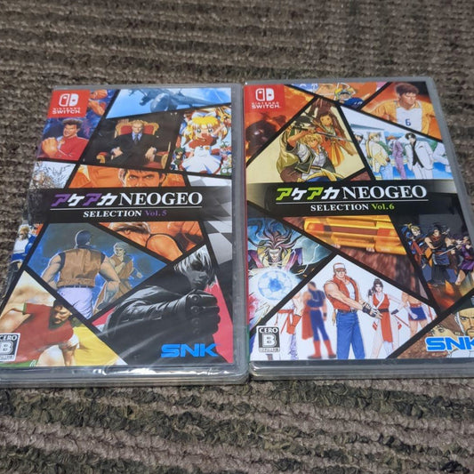 ACA NEOGEO Selection Vol. 5 & 6 SET (Nintendo Switch) Japan Import [Multi-Lang]