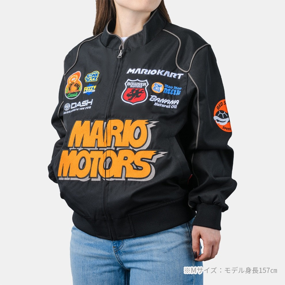 Nintendo Super Mario Mario Kart World Racing Jacket Black Japan New