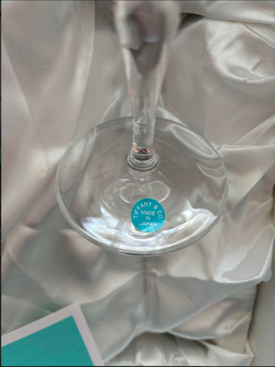 Tiffany & Co. Floret Champagne champaign Pair Set Wine Glass jp