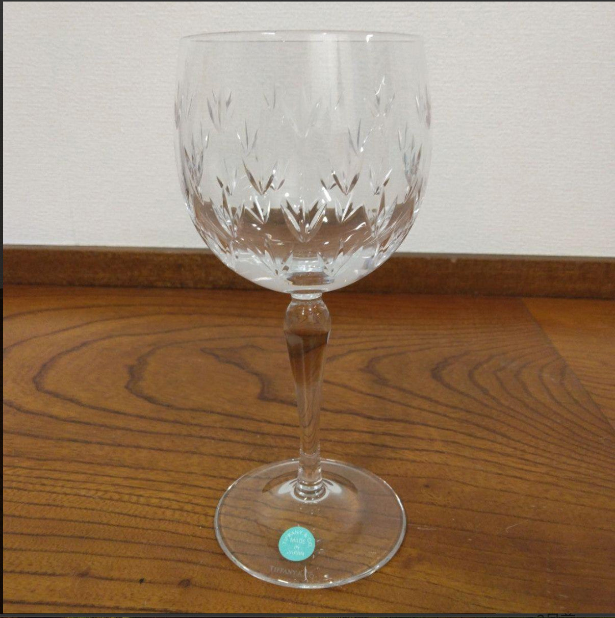 Tiffany & Co Floret Glasses Wine glass pair set with box unused