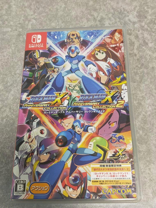 Rockman X Anniversary Collection Nintendo Switch Game Japan Import Multilingual