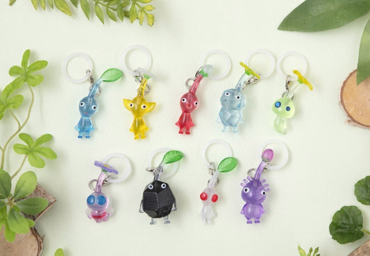 Pikmin Mejirushi Accessories 2 Capsule Toys 9 Types Complete set BANDAI Japan