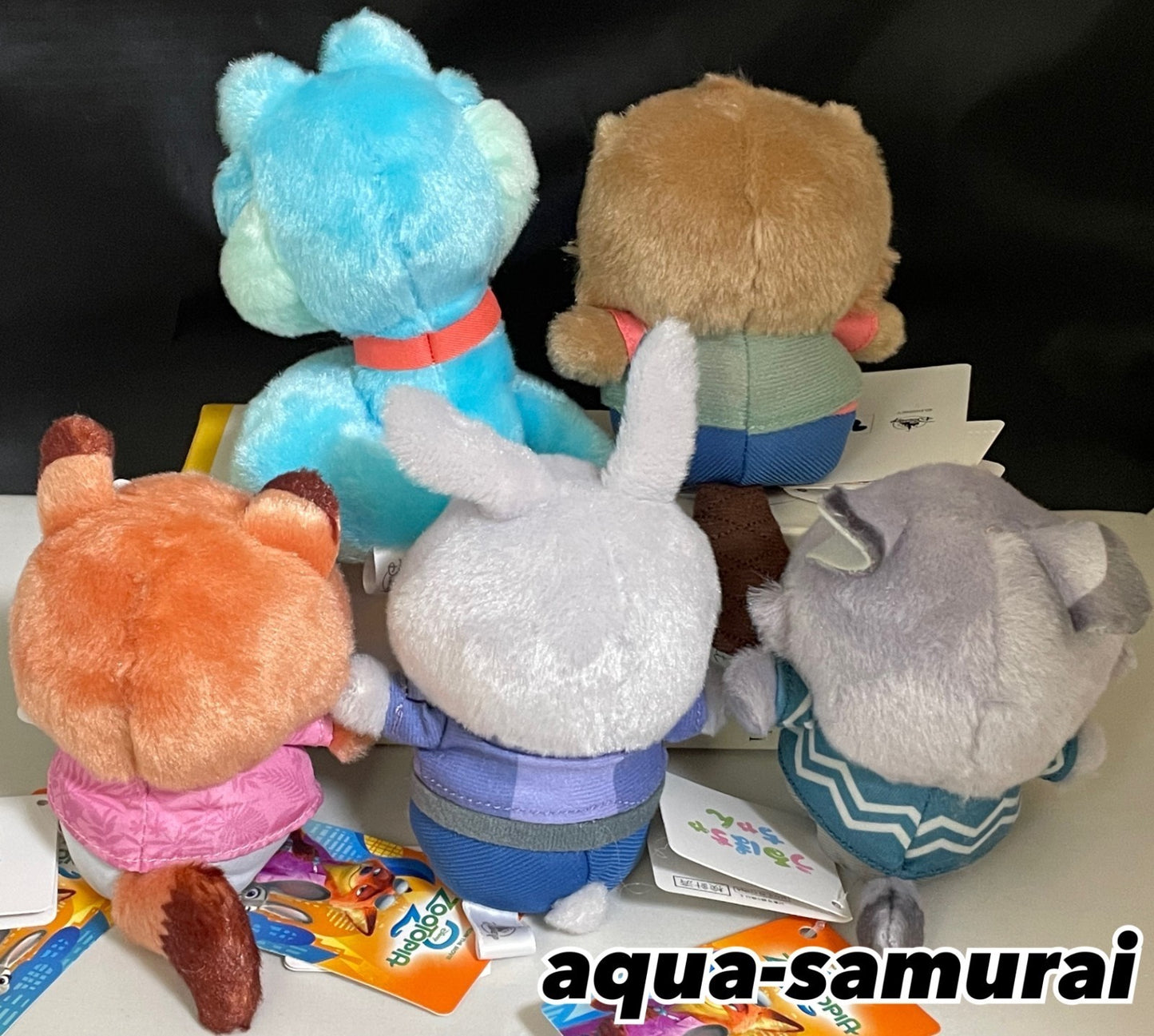 Disney Japan Zootopia 2 Urupocha Chan Plush Toy Set of 5 Judy Nick Pawbert NWT