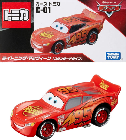 Takara Tomy Disney Cars Tomica C-01 Lightning McQueen (Standard Type) Minicar To